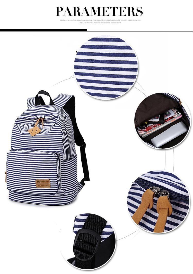 Feminine Canvas Backpack