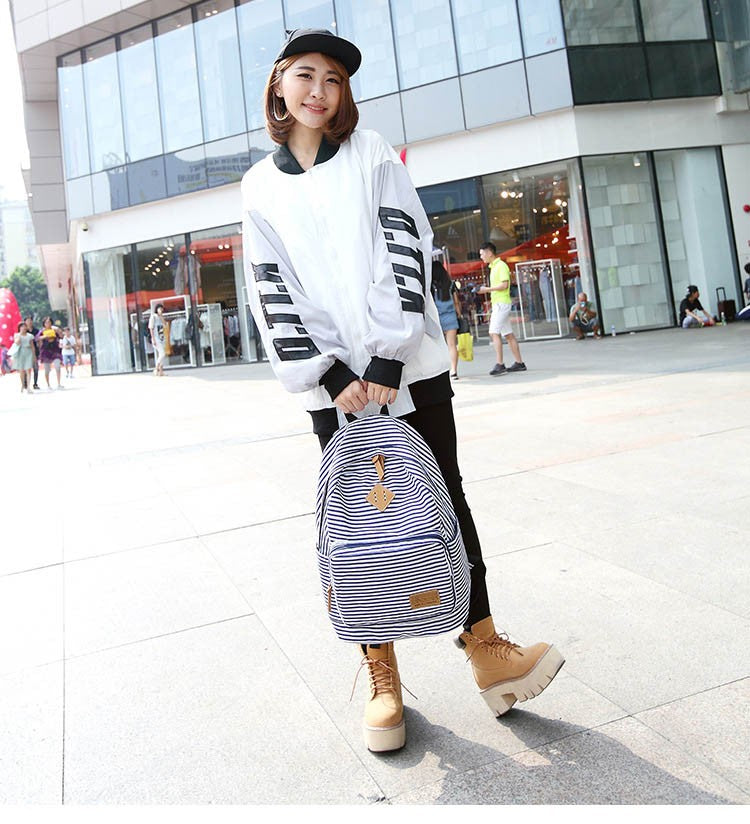 Feminine Canvas Backpack