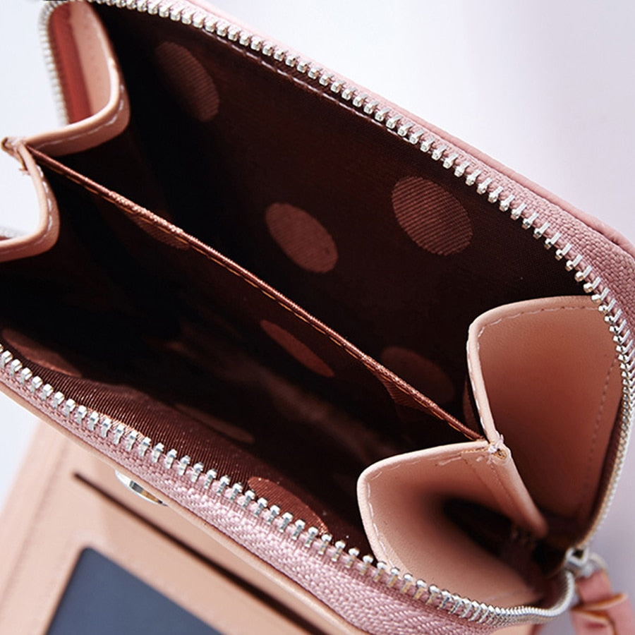 Short Tassel Ladies Mini Card Holder Wallet