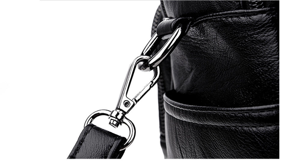 High Quality Woman's Leather Backpack