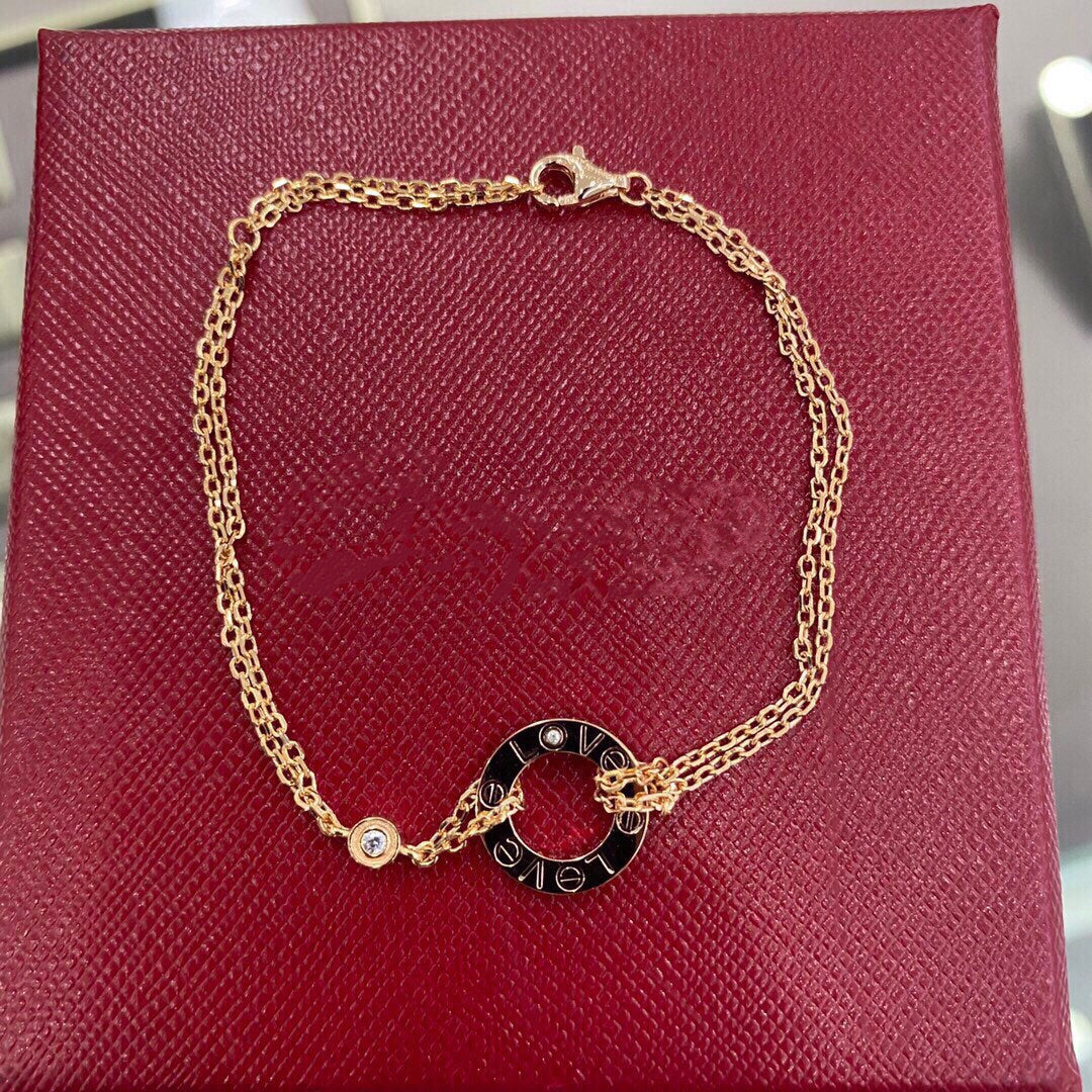 [Lucky Star]LOVE BRACELET 2 DIAMOND
