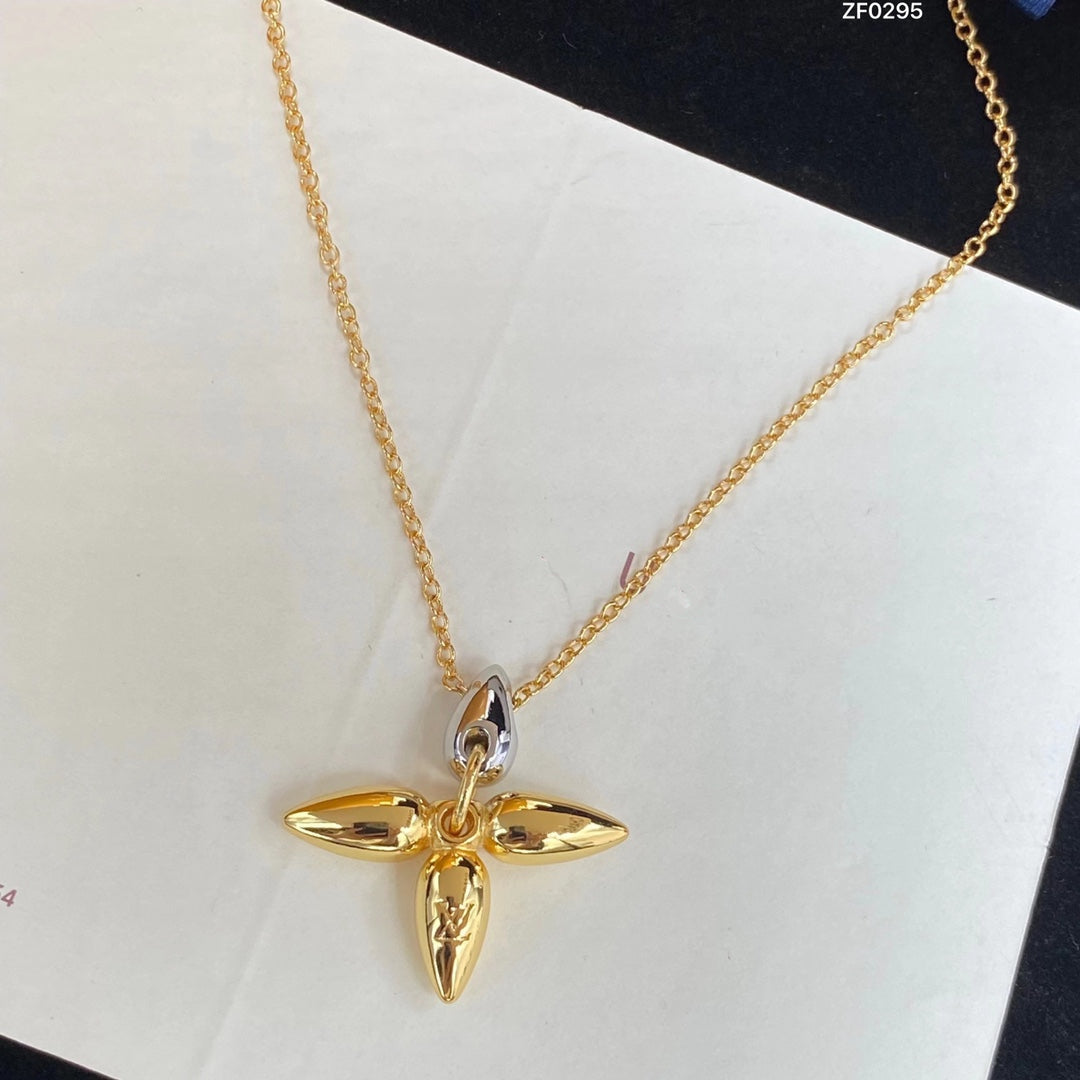 [Lucky Star]LOUISETTE PEDANT GOLD NECKLACE