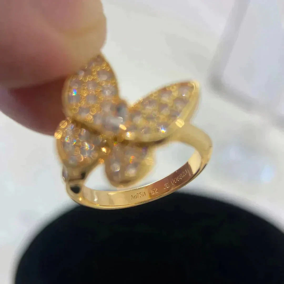 [Lucky Star]BUTTERFLY DIAMOND RING