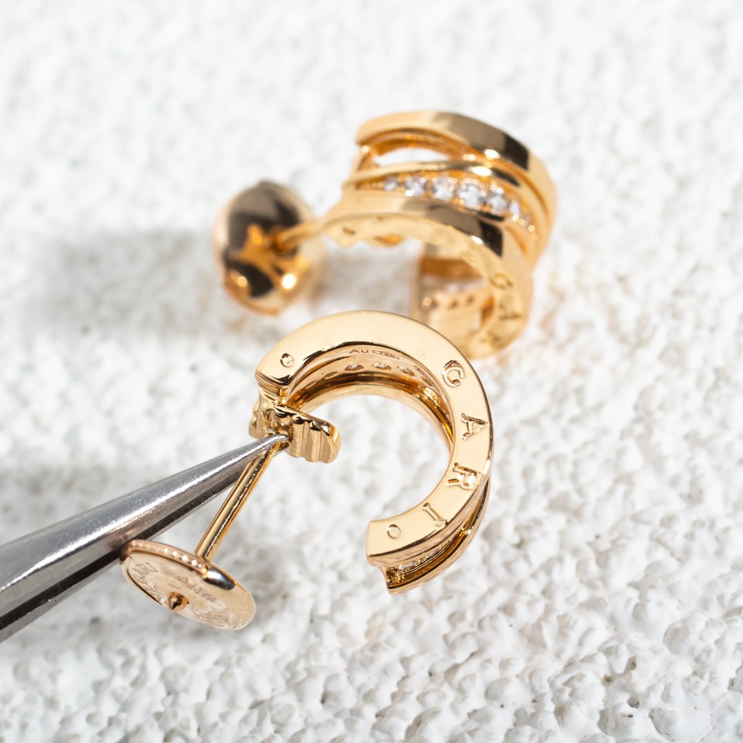 [Lucky Star]ZERO 1 PINK GOLD DIAMONDS EARRINGS