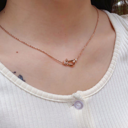 [Lucky Star]FORCE 10 PINK GOLD DIAMOND NECKLACE
