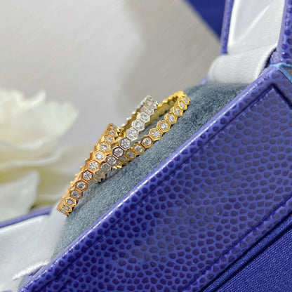 [Lucky Star]BEE LOVE DIAMOND PAVED SMALL RING