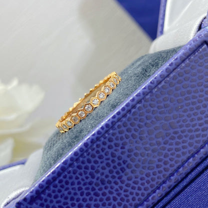 [Lucky Star]BEE LOVE DIAMOND PAVED SMALL RING