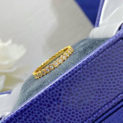 [Lucky Star]BEE LOVE DIAMOND PAVED SMALL RING