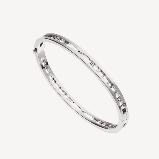 [Lucky Star]ZERO 1 SPIRAL LOGO SILVER BRACELET