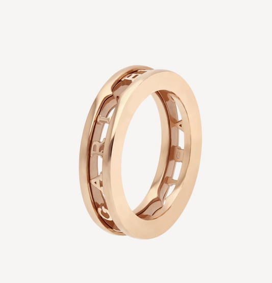 [Lucky Star]ZERO 1 ONE-BAND WITH OPENWORK LOGO SPIRAL RING
