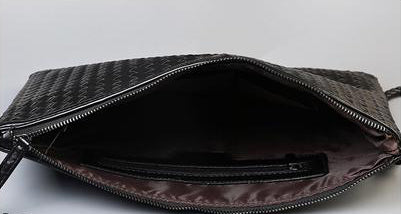 PU Leather Knitting Design Clutch