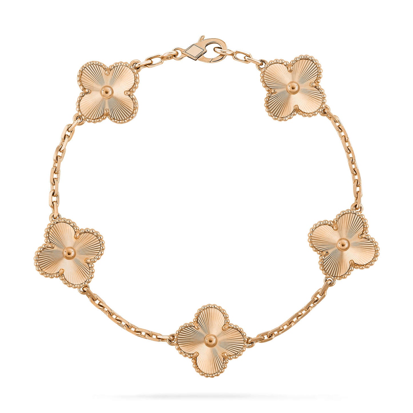 [Lucky Star]CLOVER 5 FLOWERS LASER BRACELET