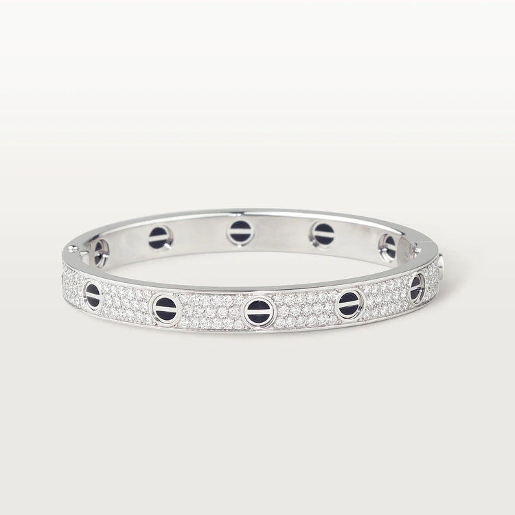 [Lucky Star]LOVE BRACELET 6.1MM DIAMOND-PAVED CERAMIC