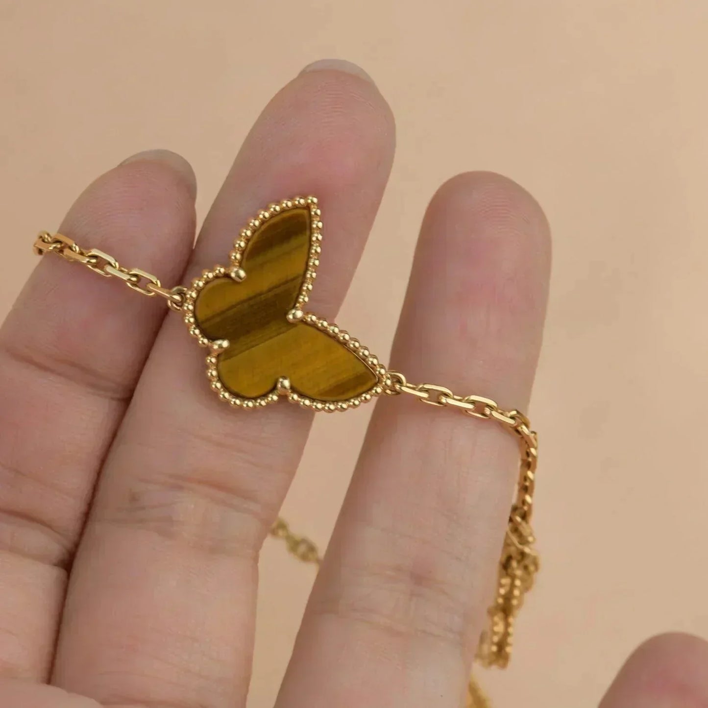 [Lucky Star]LUCKY SPRING 5 MOTIF GOLD BRACELET