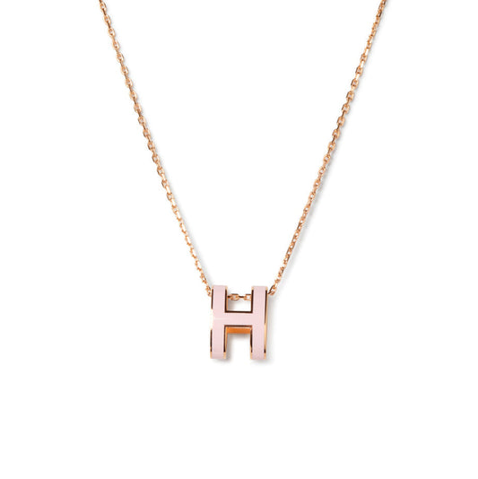 [Lucky Star]POP H PEDANT PINK GOLD