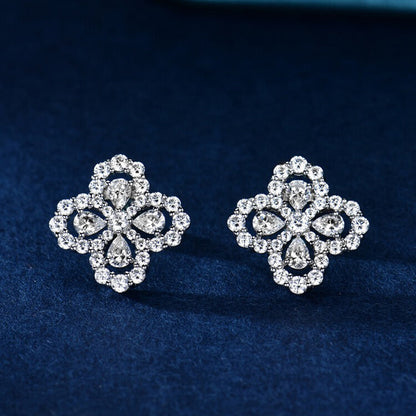 [Lucky Star]LOOP EARRINGS FULL MOTIF DIAMOND 16MM