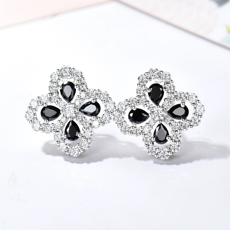 [Lucky Star]LOOP EARRINGS FULL MOTIF DIAMOND 16MM