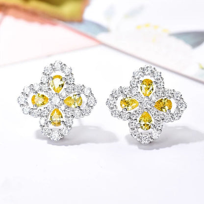 [Lucky Star]LOOP EARRINGS FULL MOTIF DIAMOND 16MM