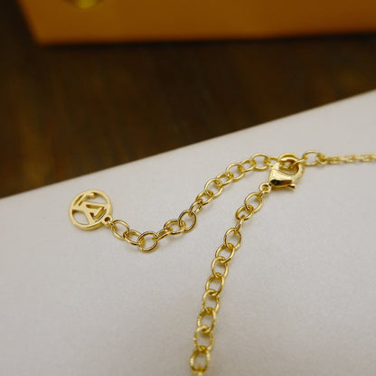[Lucky Star]BLOOMING SUPPLE NECKLACE BRASS
