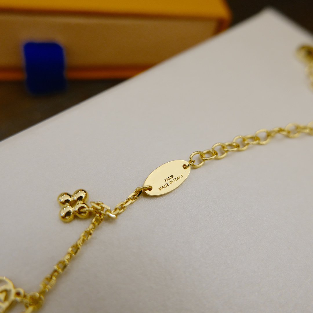 [Lucky Star]BLOOMING SUPPLE NECKLACE BRASS
