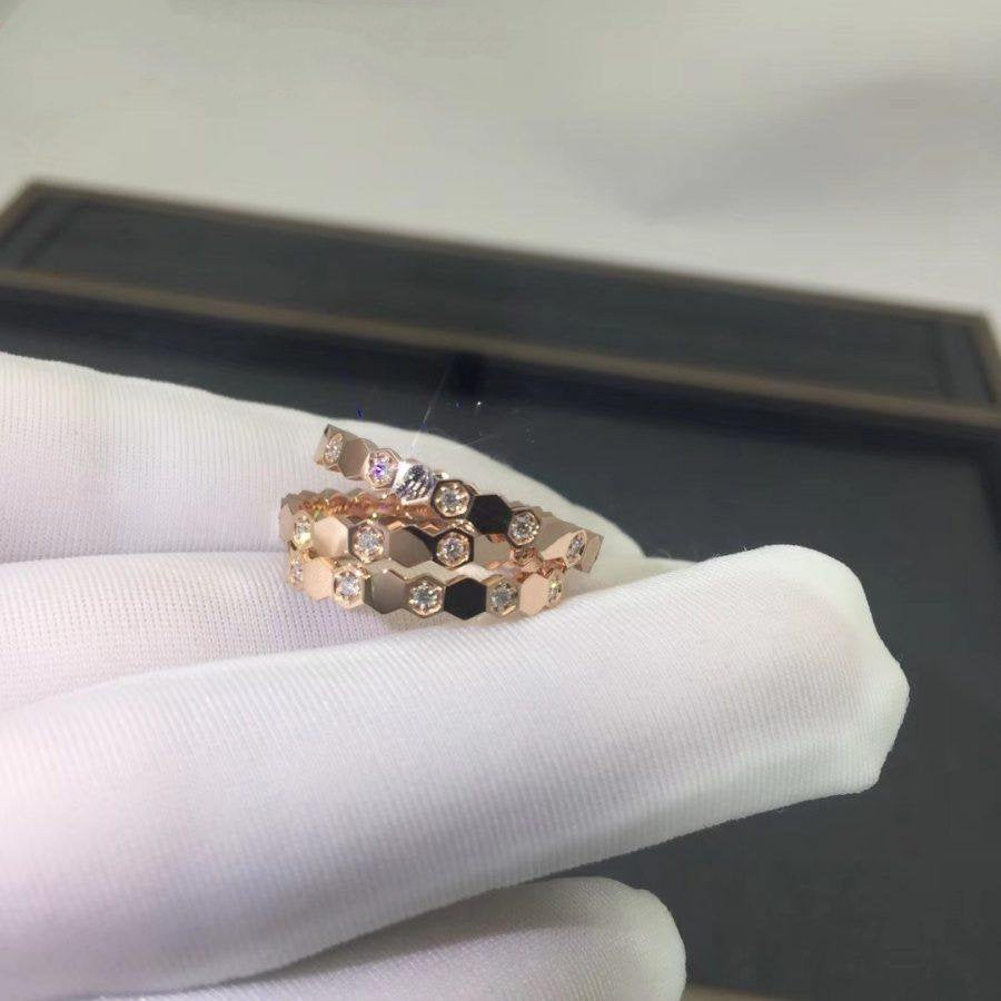 [Lucky Star]BEE LOVE RING PINK GOLD DIAMOND