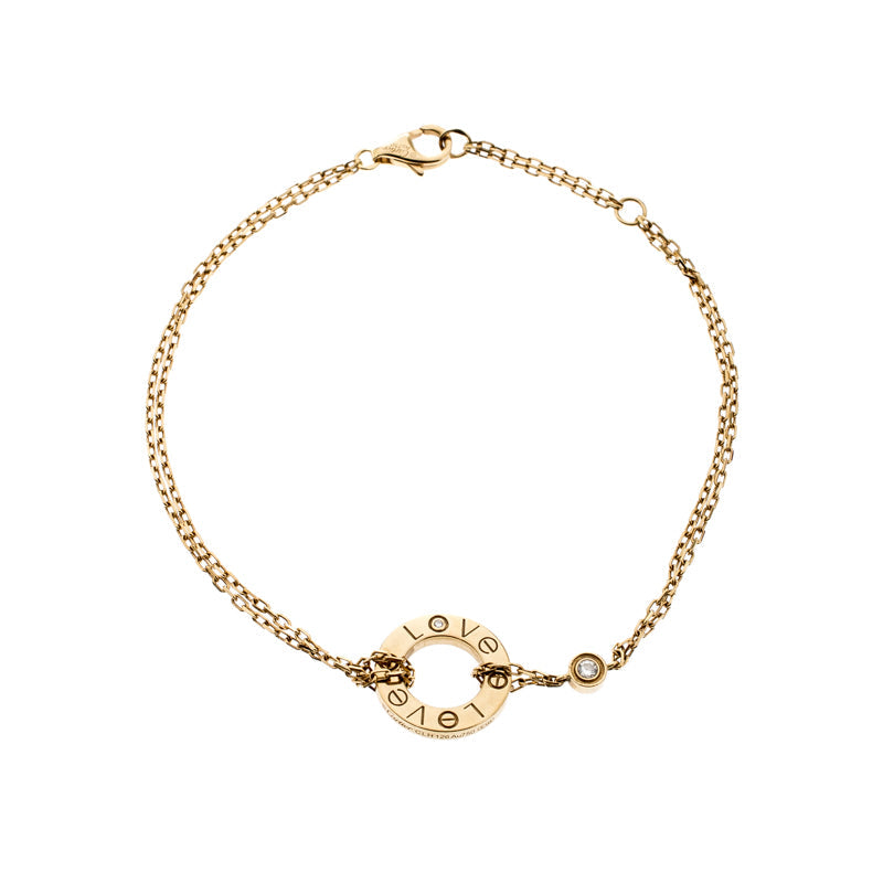 [Lucky Star]LOVE BRACELET 2 DIAMOND
