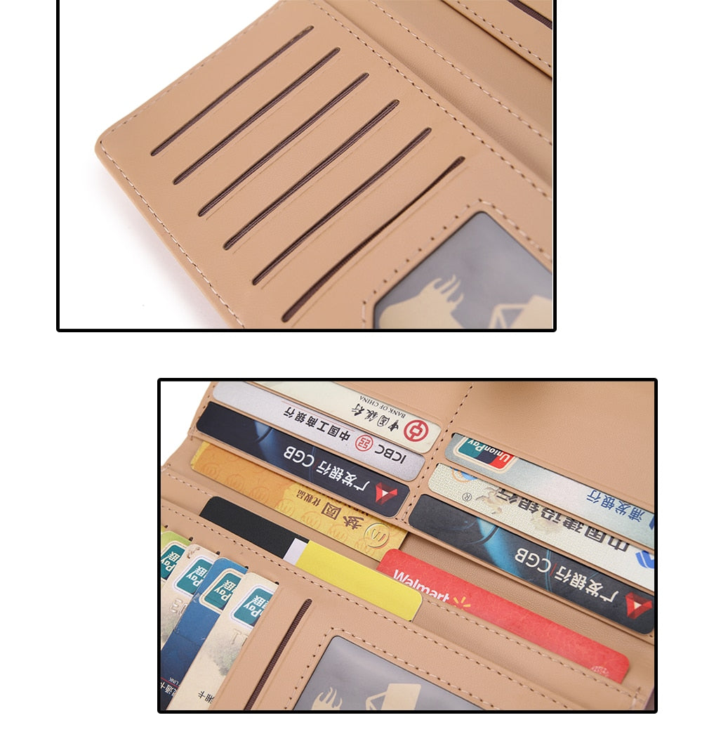 Hollow Leaves Long Wallet For Women
