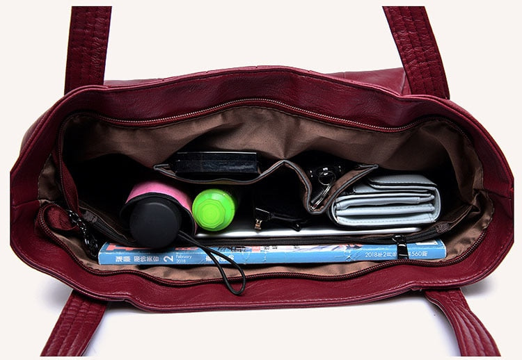 High Quality Vegan Leather Shoulder Bag