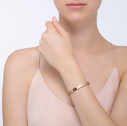 [Lucky Star]LOVE BRACELET 6.1MM 4 DIAMONDS
